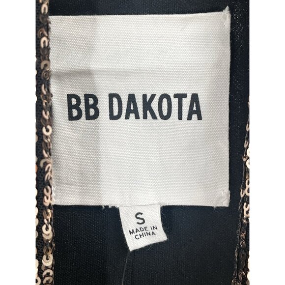 Anthropologie Gold Sequin Long Sleeve Duster Cardigan Holiday NYE Glam Sz S NWT - Picture 5 of 10